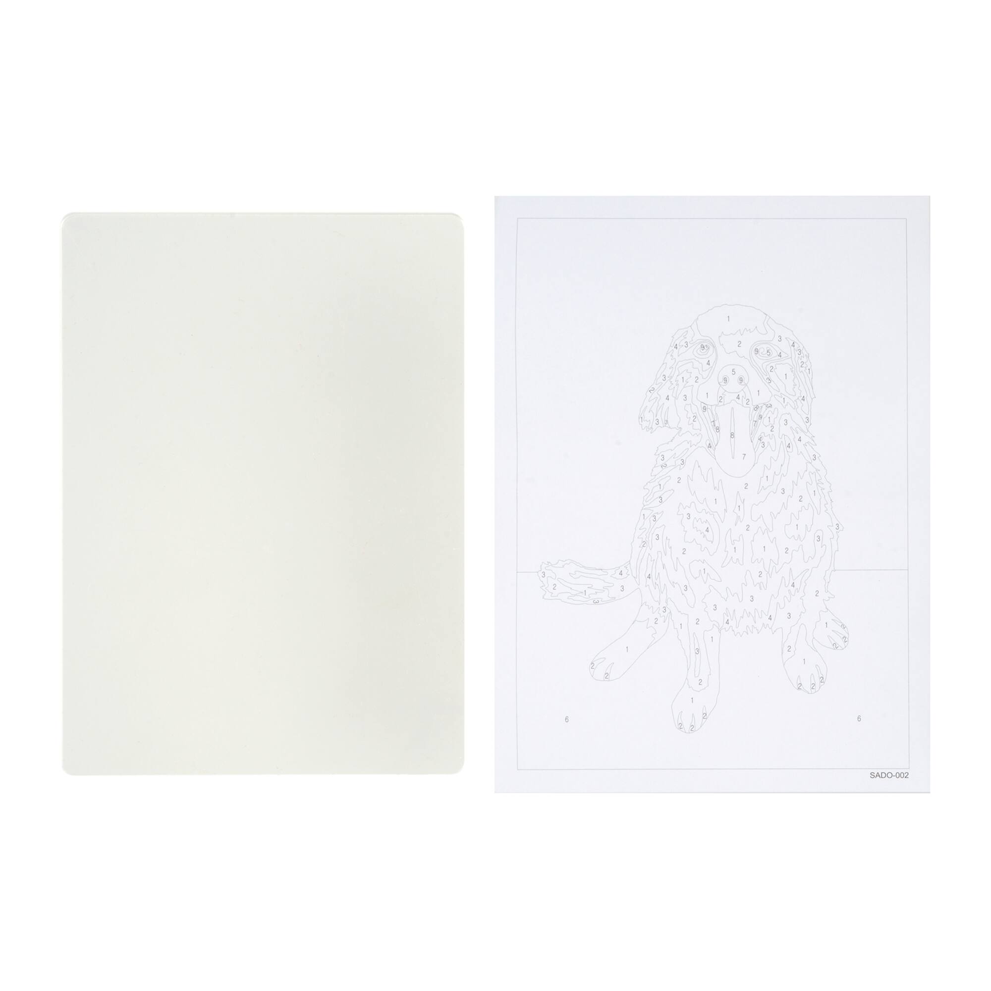 5" x 7" Golden Retriever Paint-by-Number Acrylic Surface Kit by Artist's Loft®